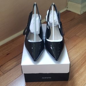 Alfani black slingbacks
